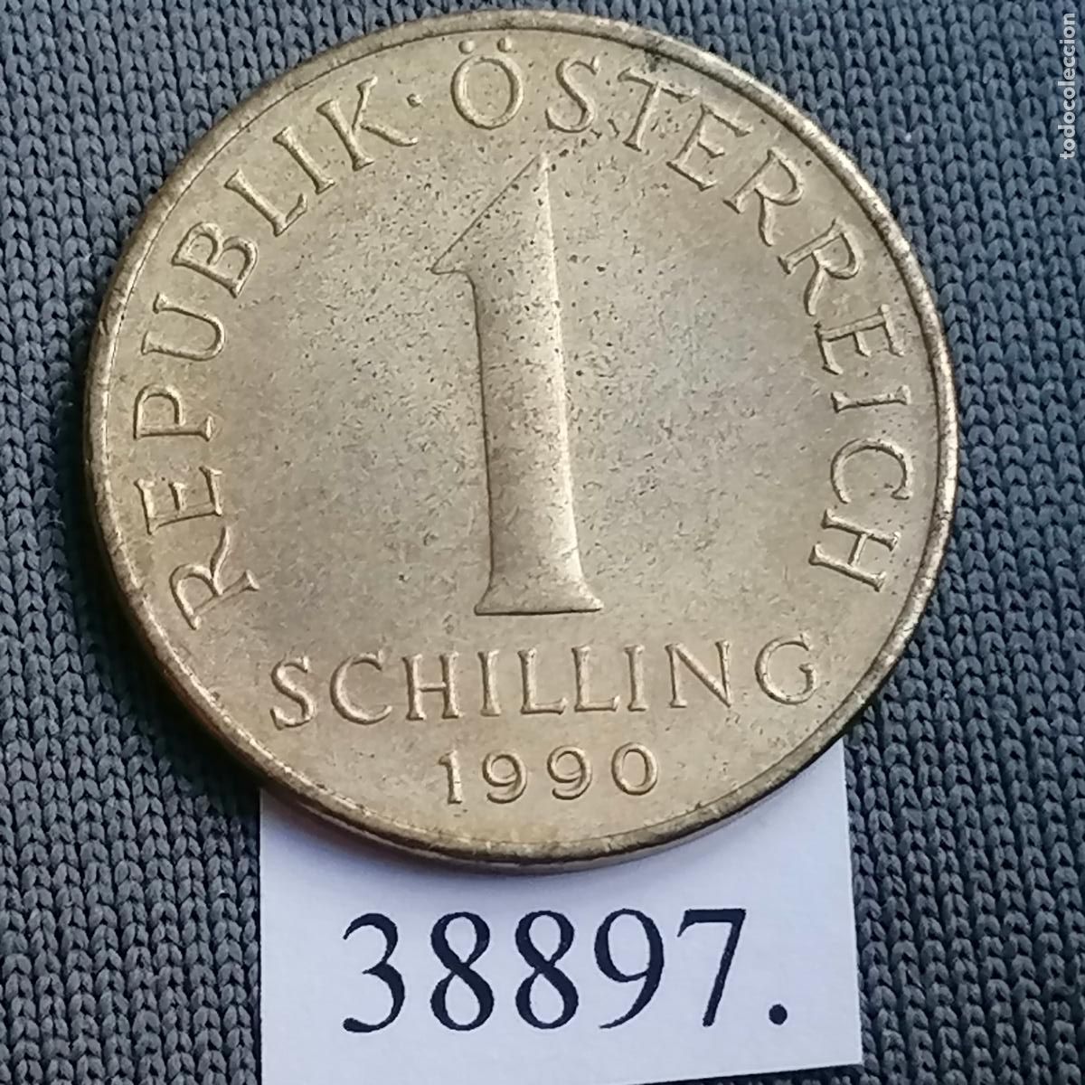 Monedas antiguas de Europa: Austria 1 chelin 1990, schilling - Foto 1