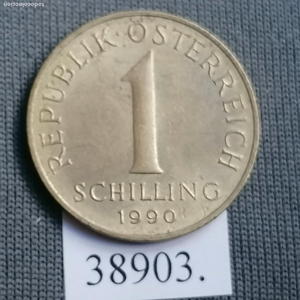 Monedas antiguas de Europa: Austria 1 chelin 1990, schilling - Foto 2