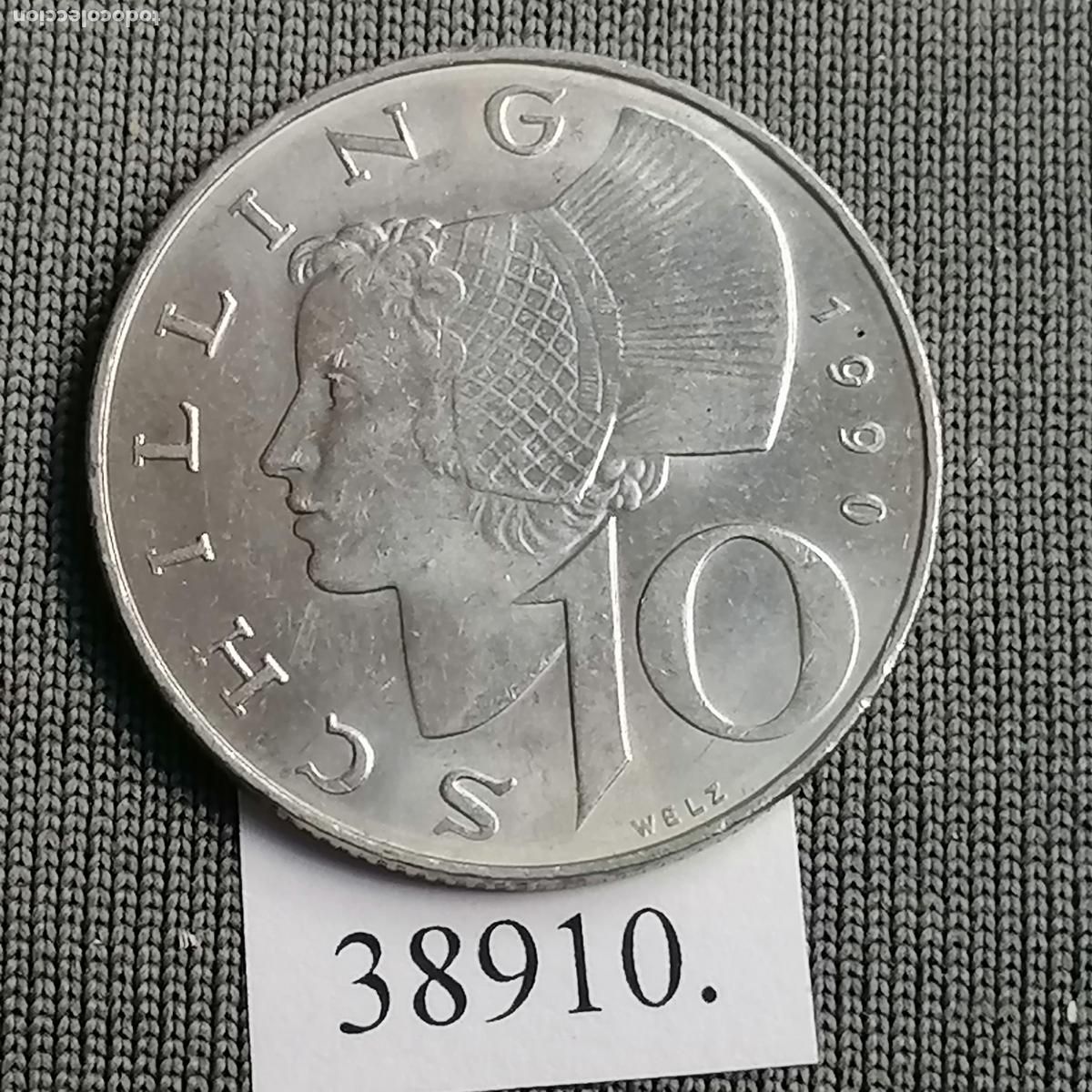 Monedas antiguas de Europa: Austria 10 chelines 1990, schilling - Foto 1