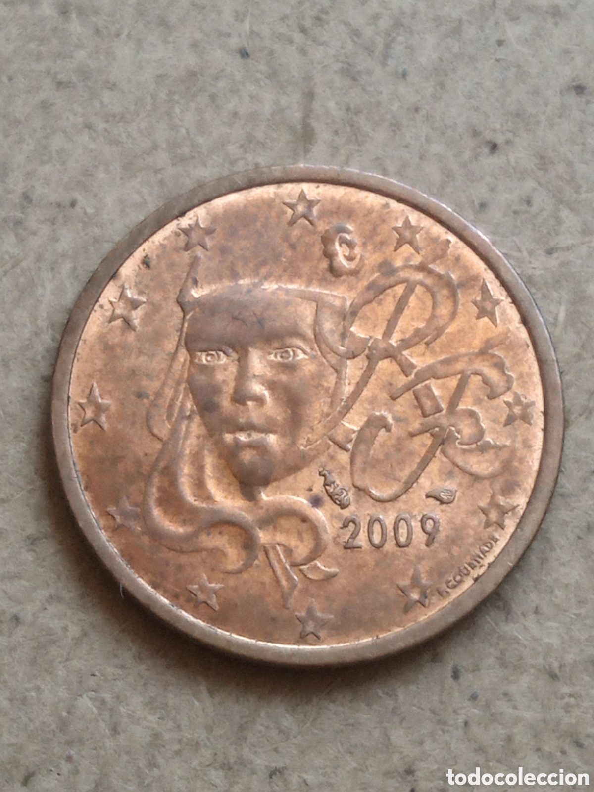 Monedas antiguas de Europa: 2 C&eacute;ntimos Francia 2009 - Foto 1