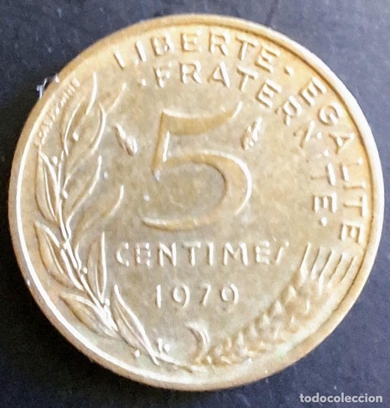 Monedas antiguas de Europa: 5 Centimes 1979 - Francia - Foto 1