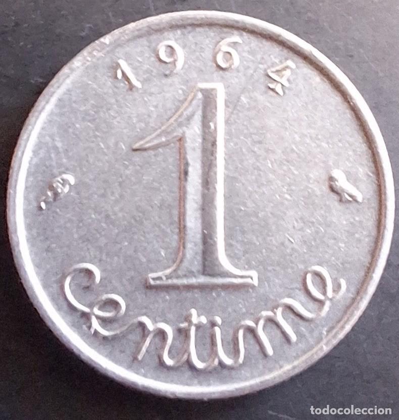 Monedas antiguas de Europa: 1 Centime 1964 - Francia - Foto 1