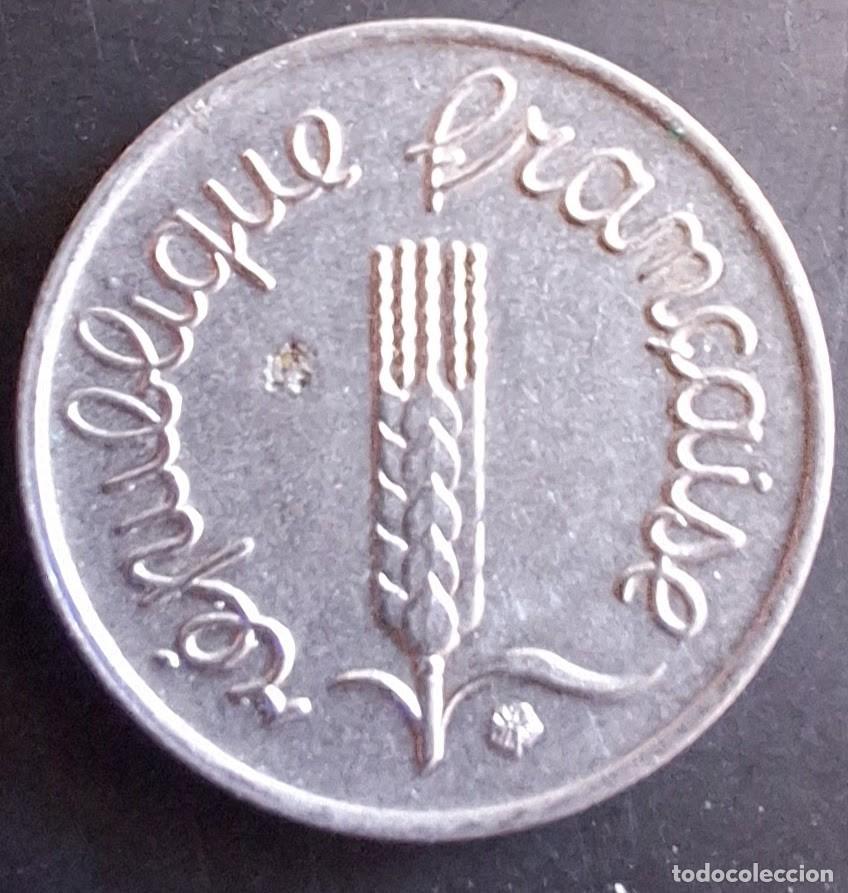 Monedas antiguas de Europa: 1 Centime 1964 - Francia - Foto 2