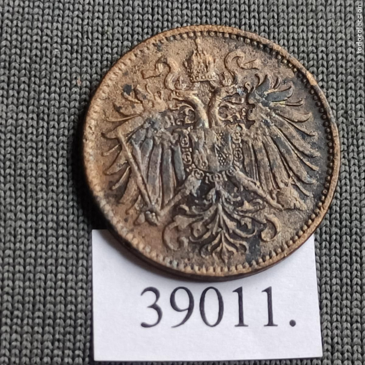 Monedas antiguas de Europa: Austria 2 heller 1893 - Foto 2