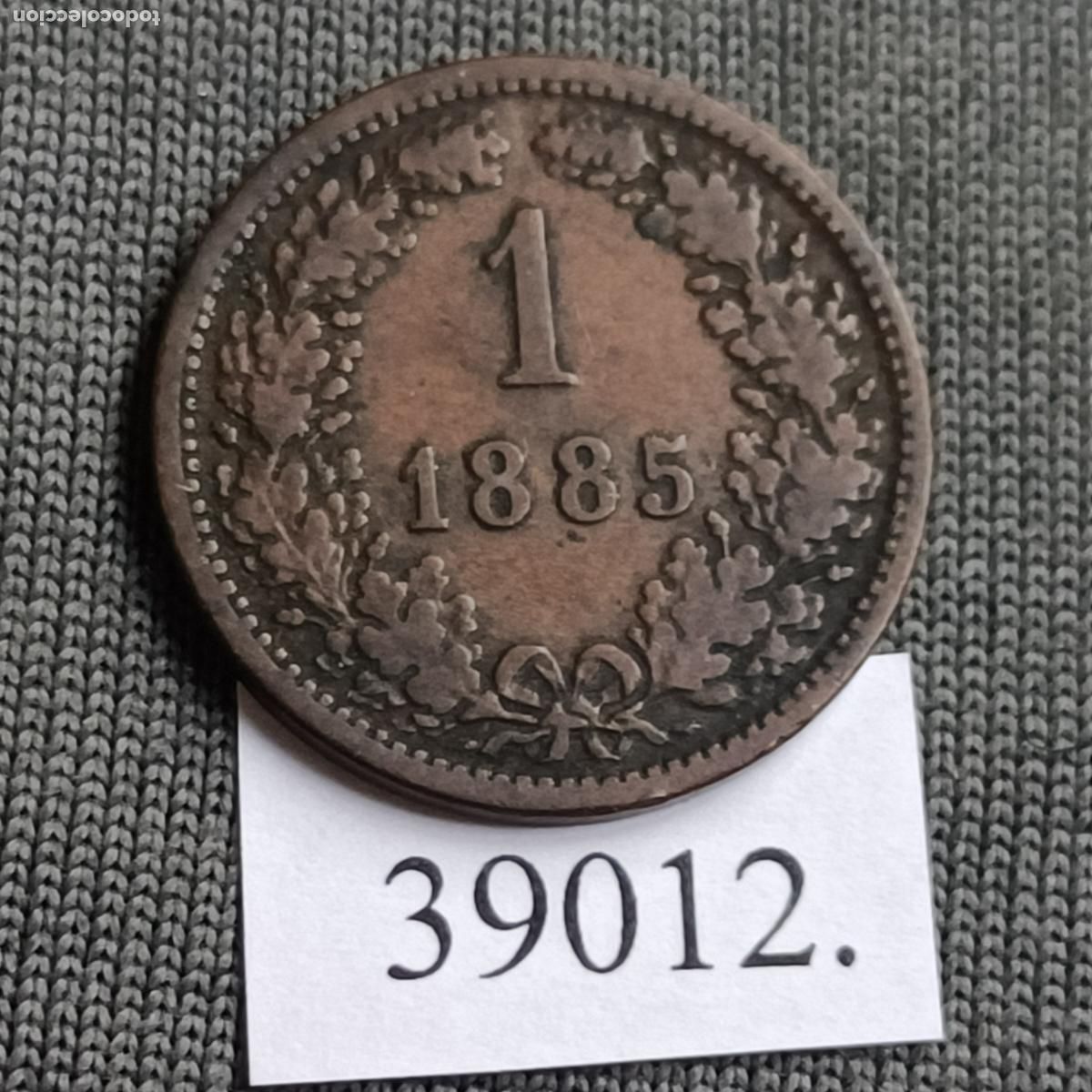 Monedas antiguas de Europa: Austria, 1 kreuzer 1885 - Foto 2