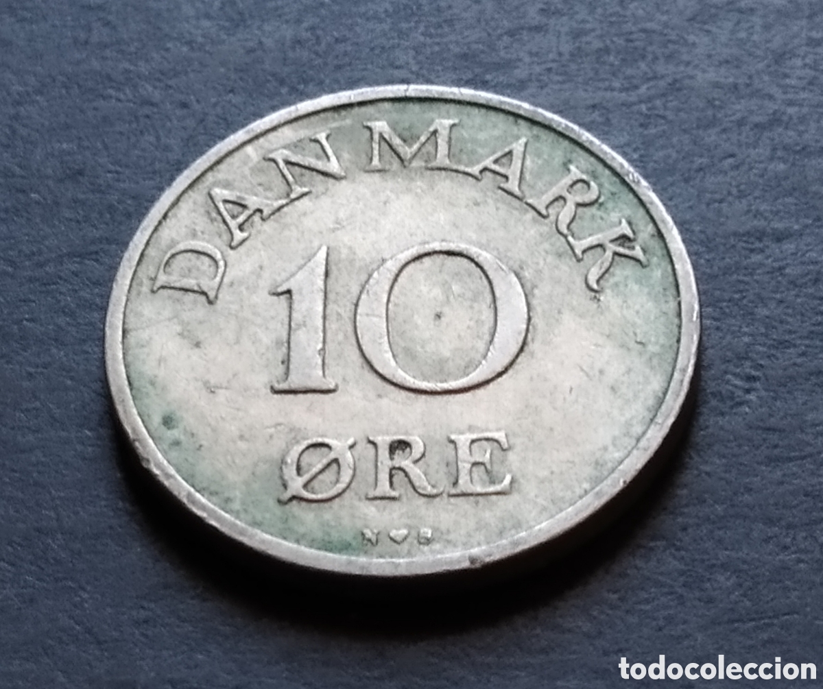 Monedas antiguas de Europa: MONEDA - DINAMARCA 10 ORE 1953 - Foto 3