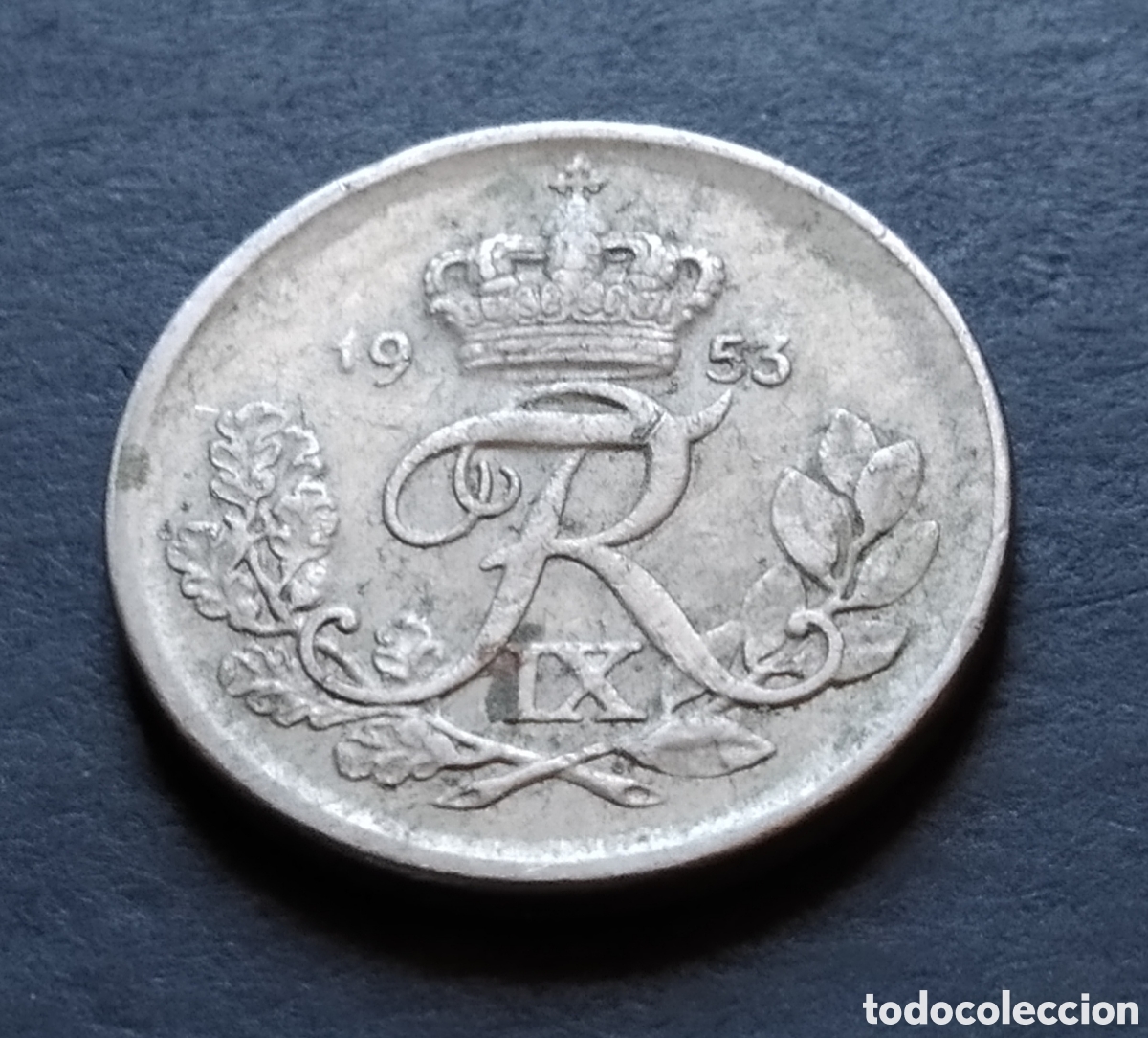 Monedas antiguas de Europa: MONEDA - DINAMARCA 10 ORE 1953 - Foto 4