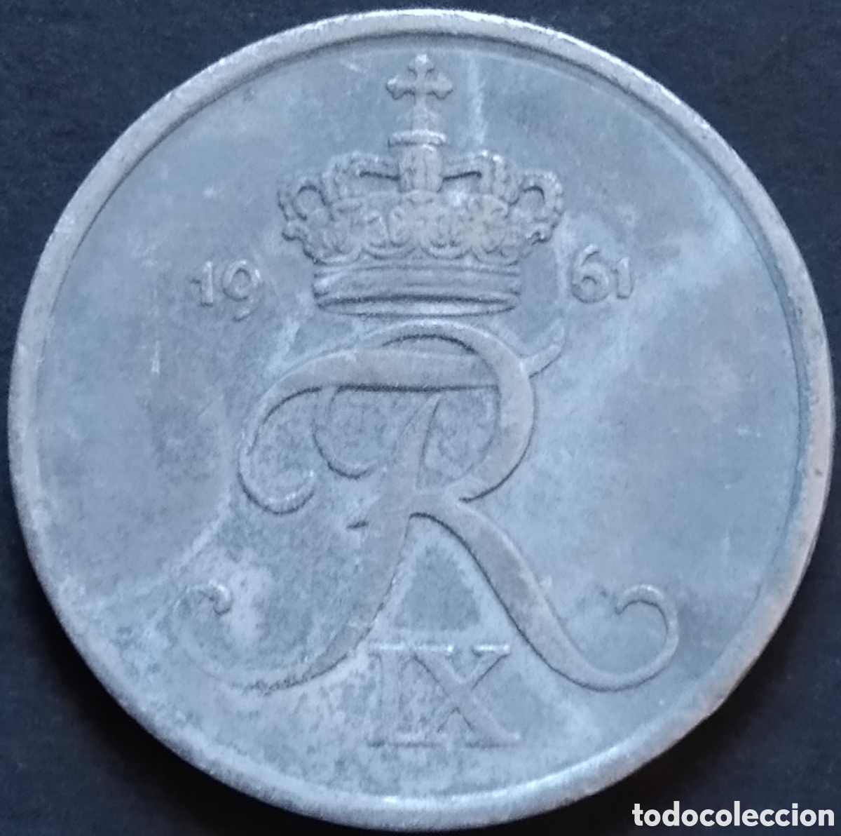 Monedas antiguas de Europa: MONEDA - DINAMARCA 2 ORE 1961 - Foto 2