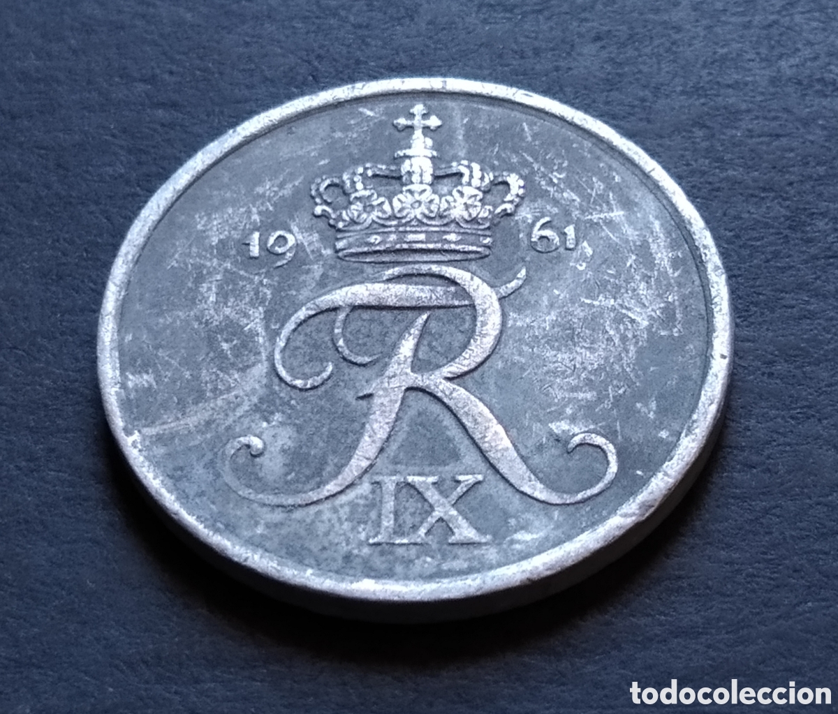 Monedas antiguas de Europa: MONEDA - DINAMARCA 2 ORE 1961 - Foto 4