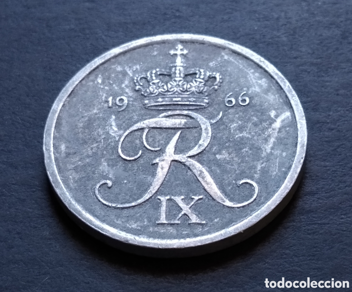Monedas antiguas de Europa: MONEDA - DINAMARCA 2 ORE 1966 - Foto 4