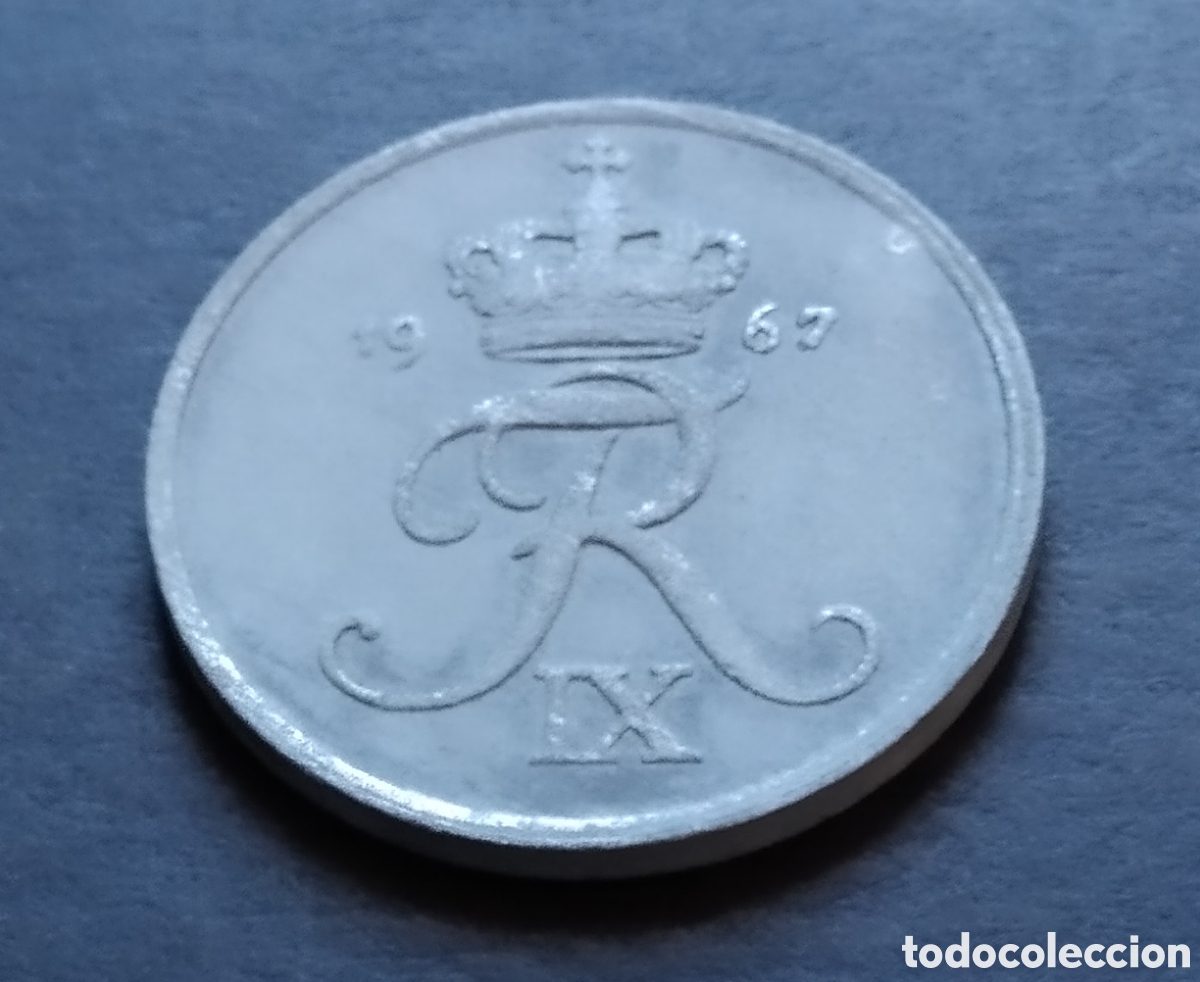 Monedas antiguas de Europa: MONEDA - DINAMARCA 2 ORE 1967 - Foto 4
