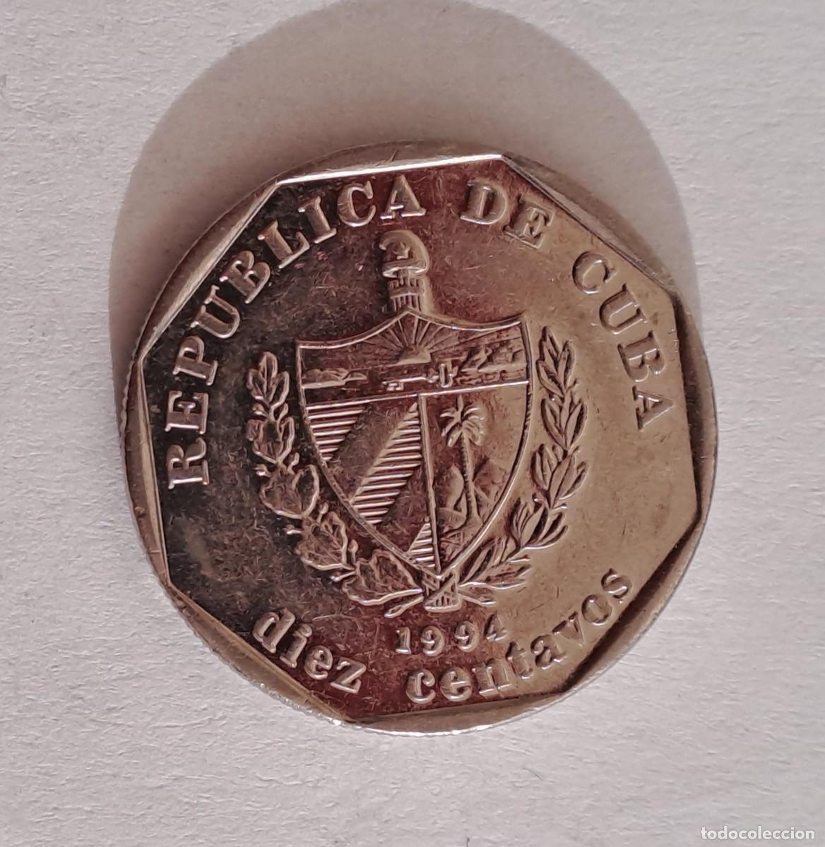 Monedas antiguas de Europa: MONEDA CUBA 10 CENTAVOS A&Ntilde;O 1994 - Foto 1