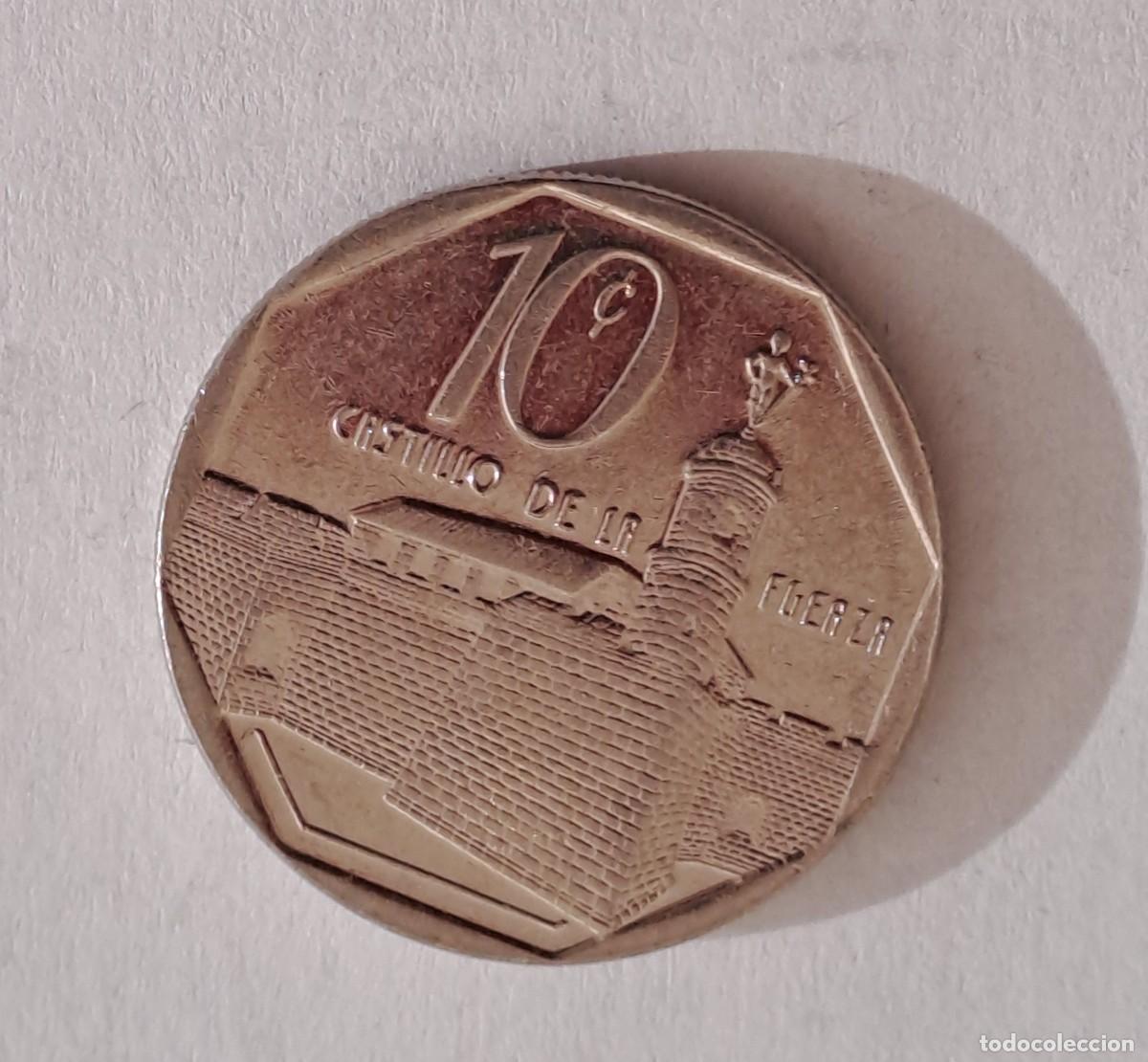 Monedas antiguas de Europa: MONEDA CUBA 10 CENTAVOS A&Ntilde;O 1994 - Foto 2