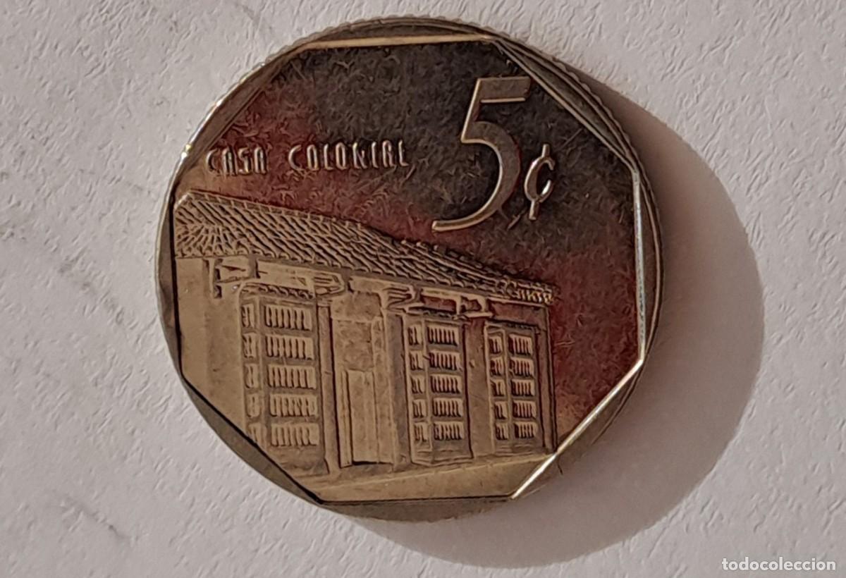 Monedas antiguas de Europa: MONEDA CUBA 5 CENTAVOS A&Ntilde;O 1994 - Foto 2