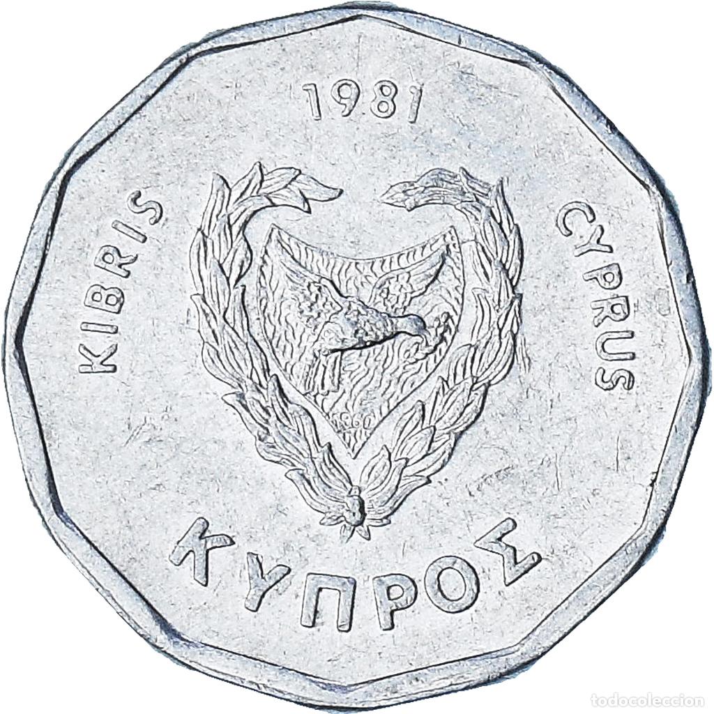 Monedas antiguas de Europa: [#1373995] Chipre, 5 Mils, 1981 - Foto 1