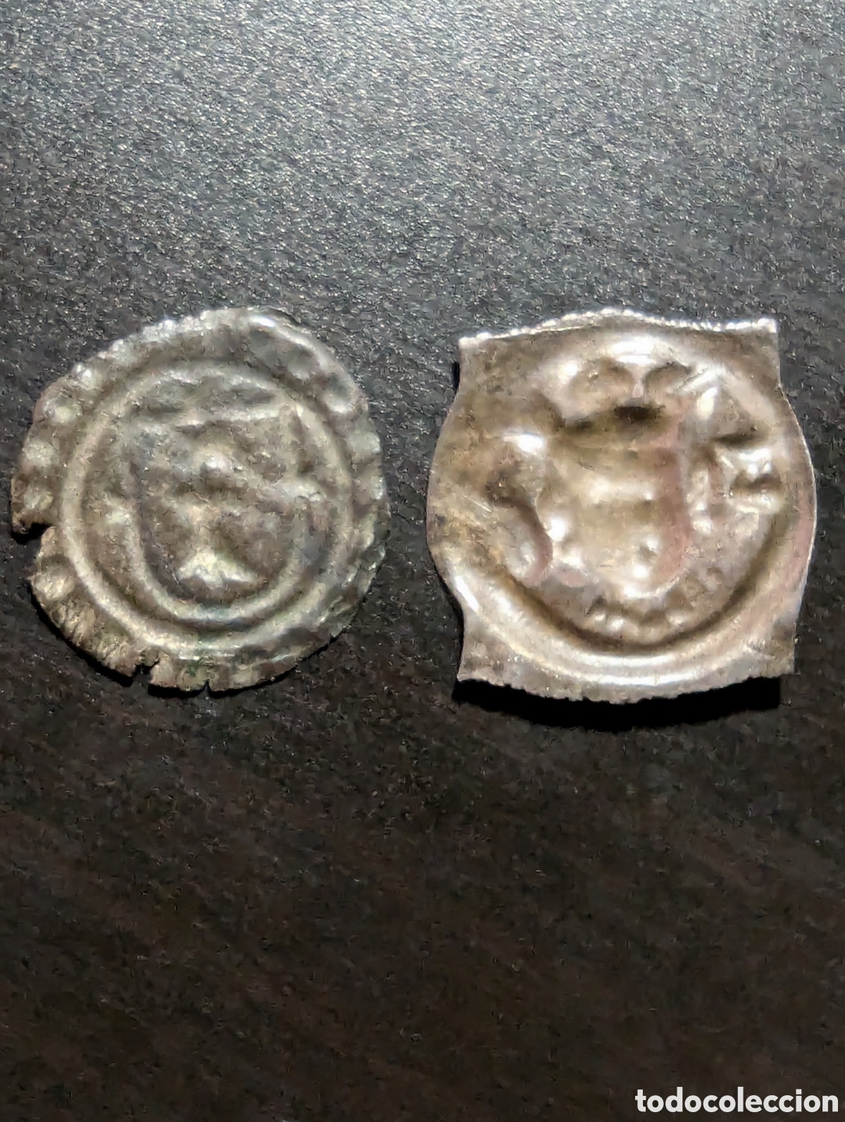 Monedas antiguas de Europa: Suiza 2 monedas bracteadas - Foto 2