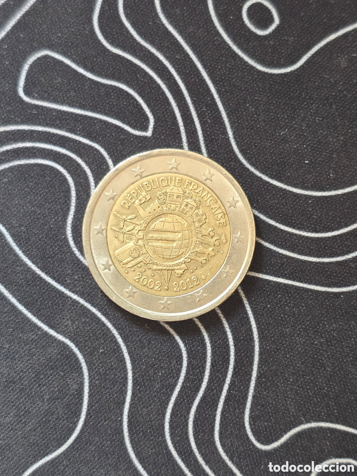 Monedas antiguas de Europa: Moneda Republica francesa 2&euro; - Foto 1