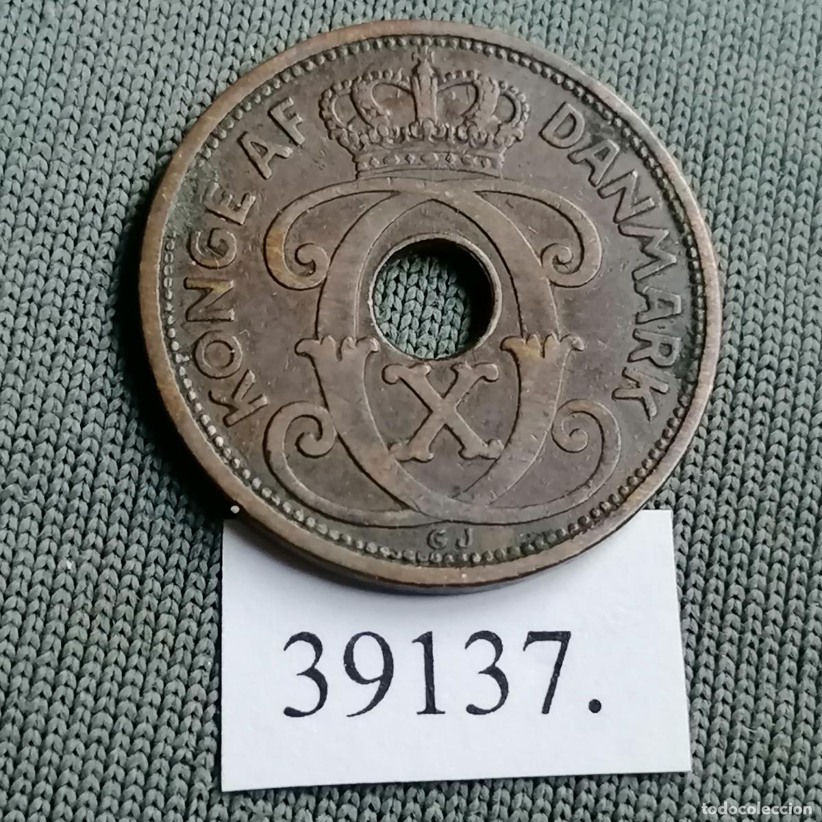 Monedas antiguas de Europa: Dinamarca 2 ore 1929 - Foto 2