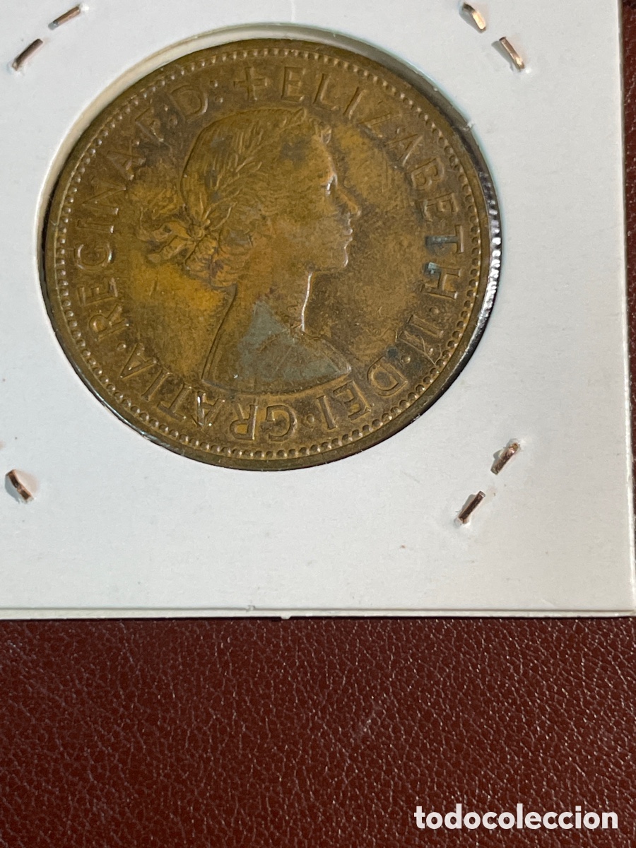 Monedas antiguas de Europa: Moneda Inglaterra 1 Penny - Foto 2