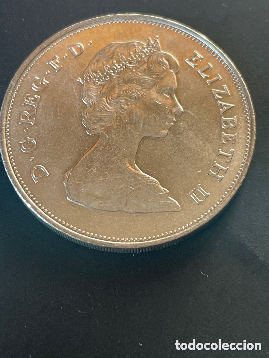 Monedas antiguas de Europa: Moneda 25 pence Inglaterra - Foto 1