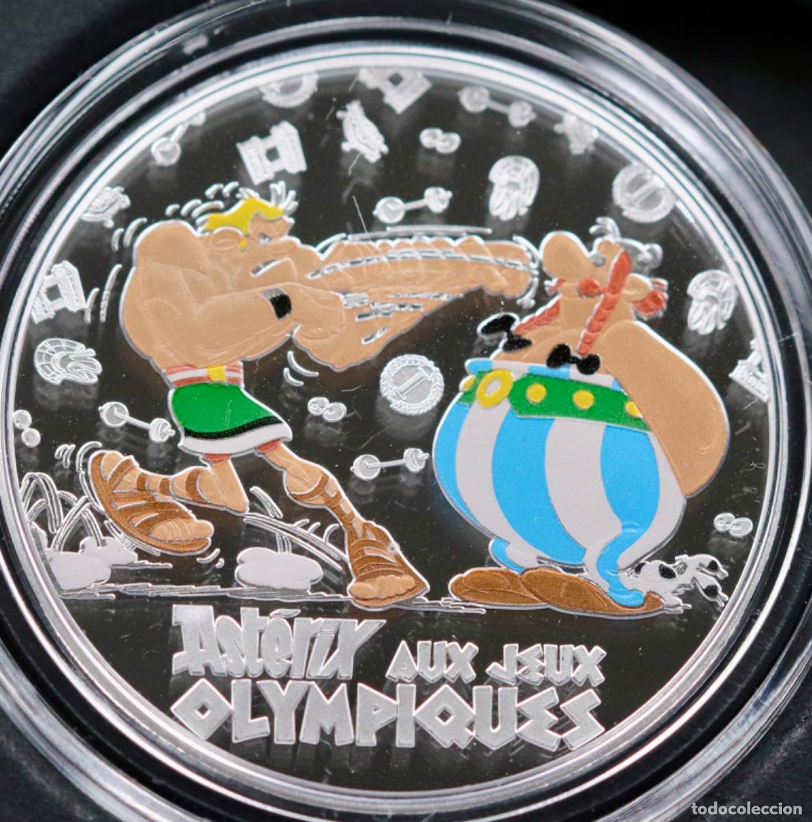 Monete antiche di Europa: DIEZ EUROS DE PLATA. AST&Eacute;RIX EN LOS JUEGOS OL&Iacute;MPICOS