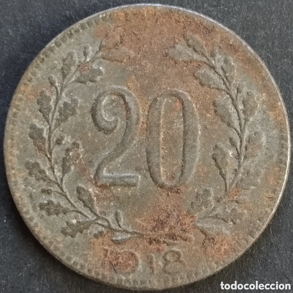 Monedas antiguas de Europa: MONEDA - AUSTRIA 20 HELLERS 1918 - Foto 1