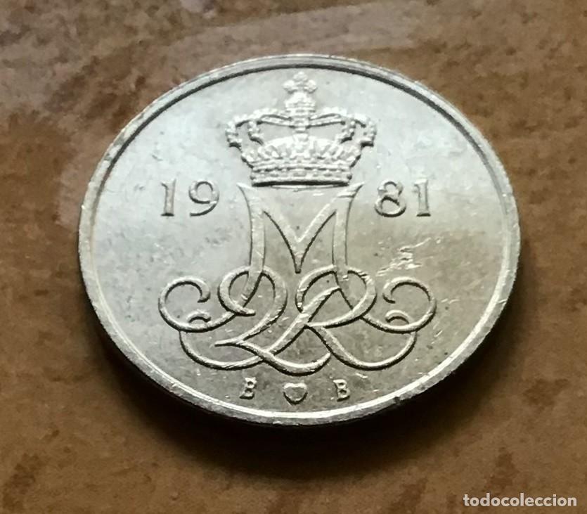 Monedas antiguas de Europa: 10 ore de Dinamarca. A&ntilde;o 1981 - Foto 2