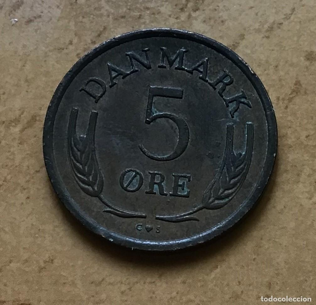 Monedas antiguas de Europa: 5 ore de Dinamarca. A&ntilde;o 1965 - Foto 1