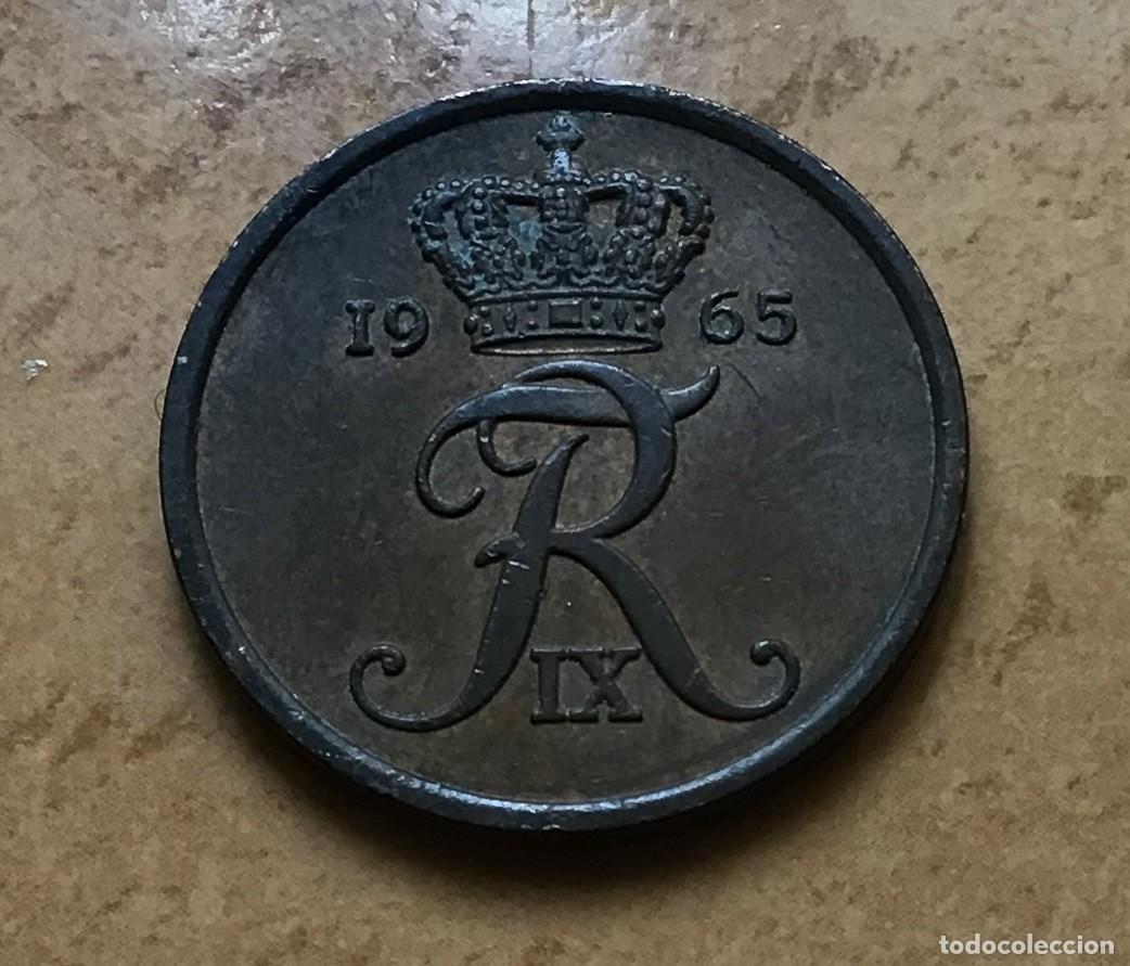 Monedas antiguas de Europa: 5 ore de Dinamarca. A&ntilde;o 1965 - Foto 2