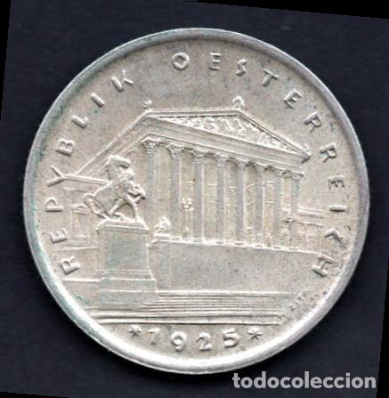 Monedas antiguas de Europa: AUSTRIA - 1 CHELIN de PLATA - 1925 - S/C - Foto 1