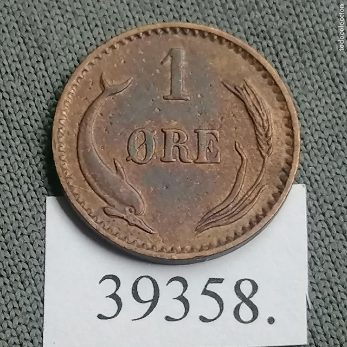 Monedas antiguas de Europa: Dinamarca 1 ore 1899 - Foto 2