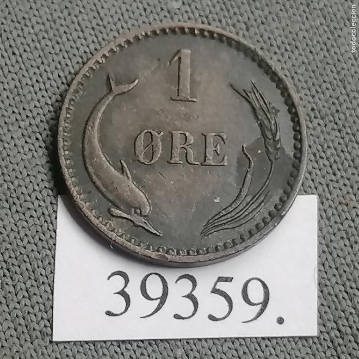 Monedas antiguas de Europa: Dinamarca 1 ore 1904 - Foto 1
