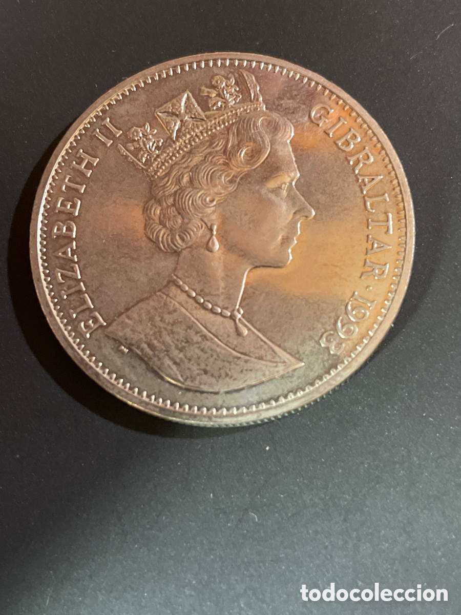 Monedas antiguas de Europa: Gibraltar 1993. 2,8 ECUS - Foto 2