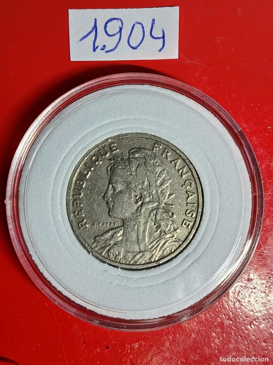 Monedas antiguas de Europa: 25 CENTIMOS DE 1904 FRANCIA - Foto 3