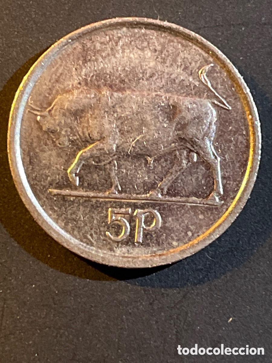 Monedas antiguas de Europa: 5 pence EIRE a&ntilde;o 2000 - Foto 2