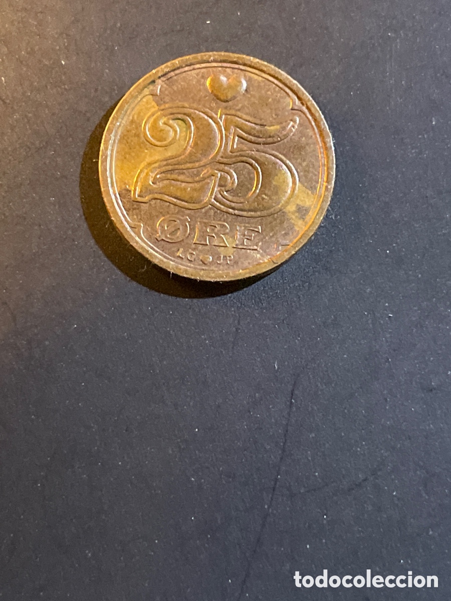 Monedas antiguas de Europa: 25 ore Dinamarca a&ntilde;o 1996 - Foto 2