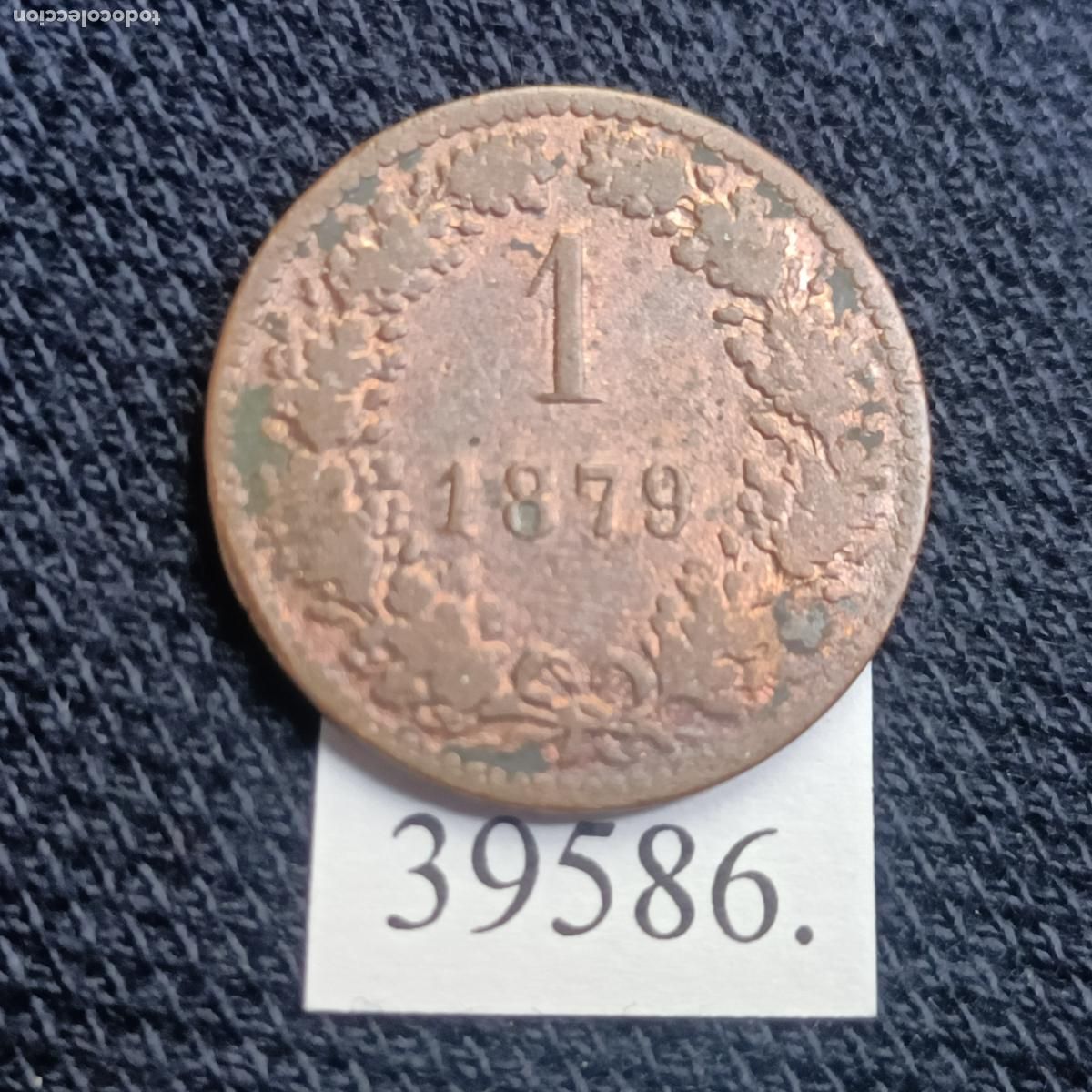 Monedas antiguas de Europa: Austria 1 kreuzer 1879 - Foto 2