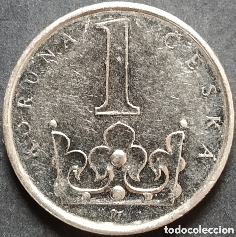 Monedas antiguas de Europa: MONEDA - REPUBLICA CHECA 1 CORONA 2010