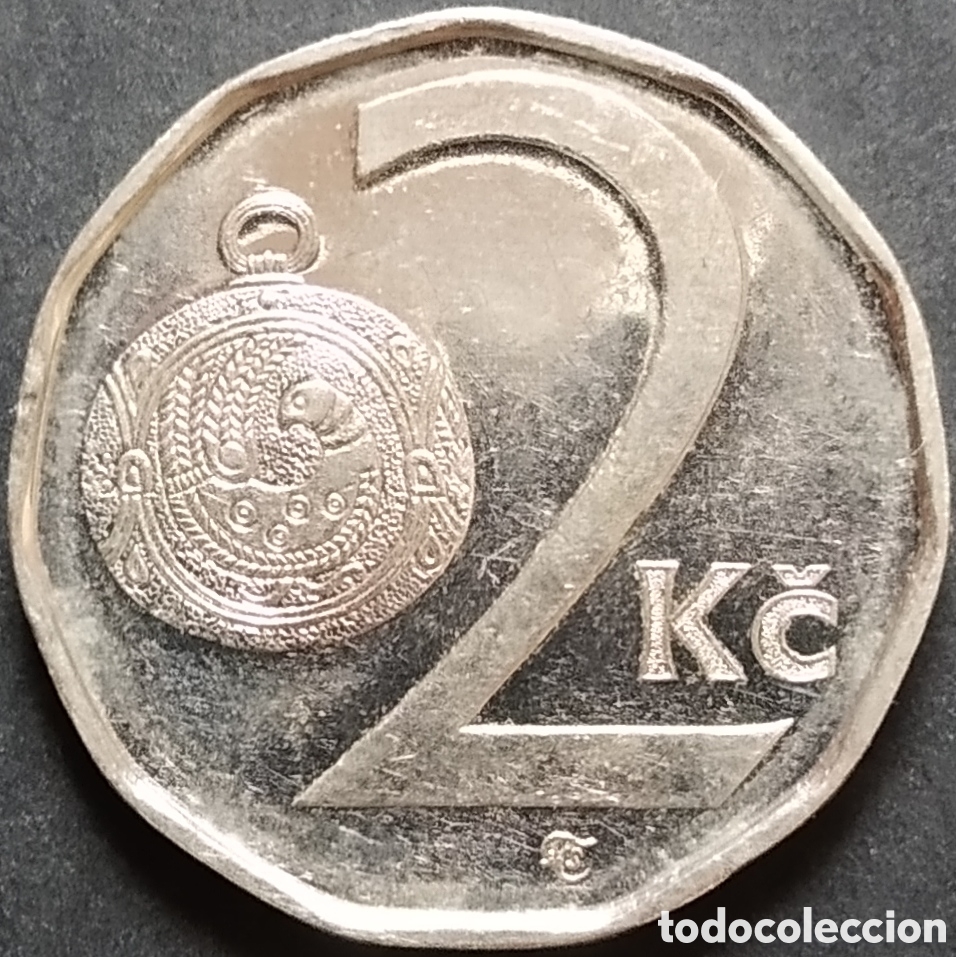 Monnaies anciennes de Europe: MONEDA - REPUBLICA CHECA 2 CORONAS 2002