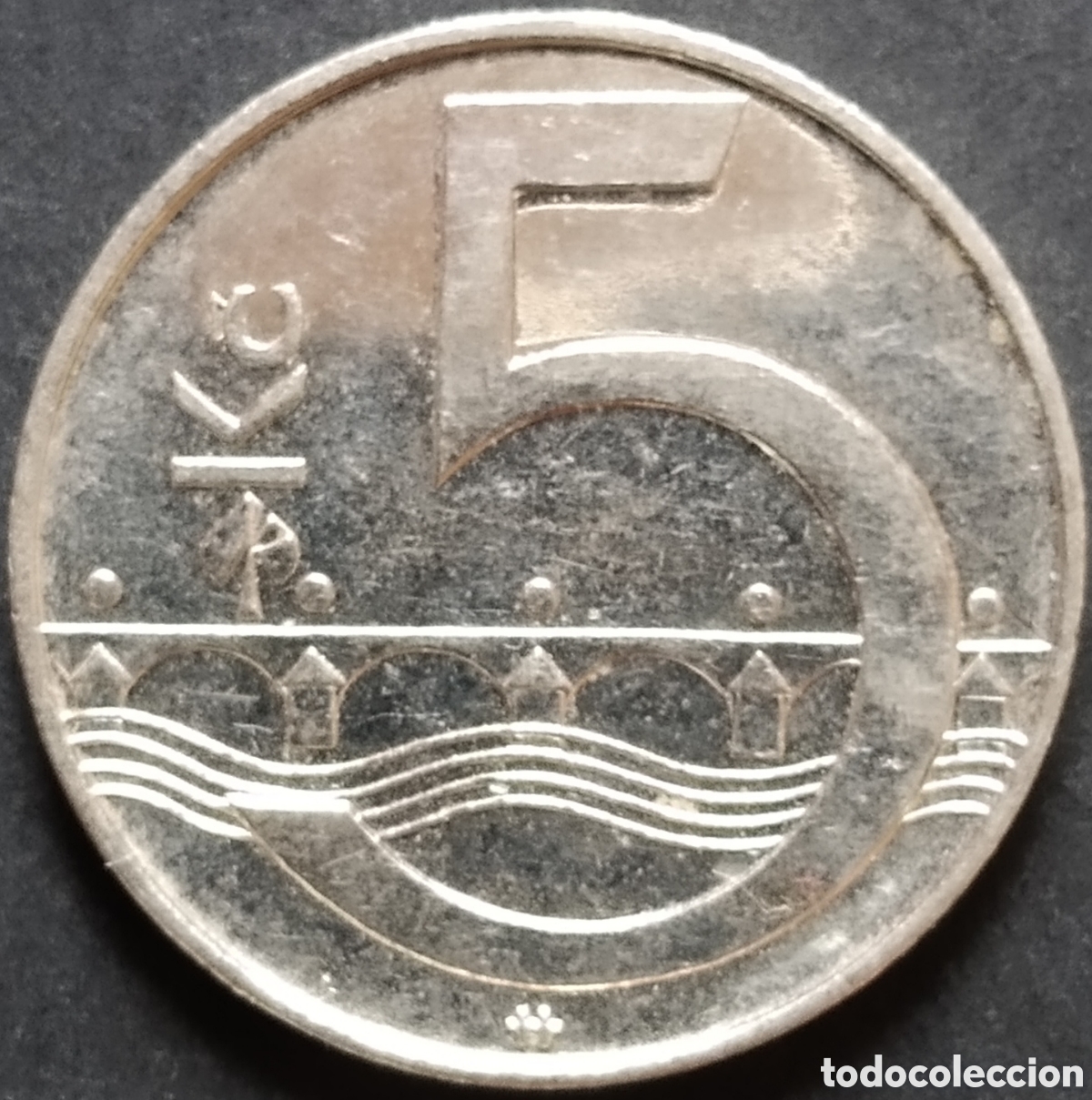 Monnaies anciennes de Europe: MONEDA - REPUBLICA CHECA 5 CORONAS 2010