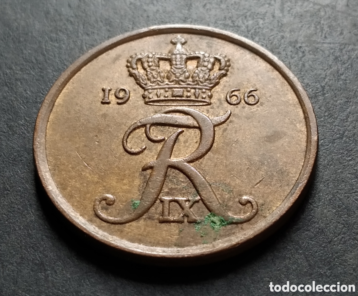 Monedas antiguas de Europa: MONEDA - DINAMARCA 5 ORE 1966 - Foto 4