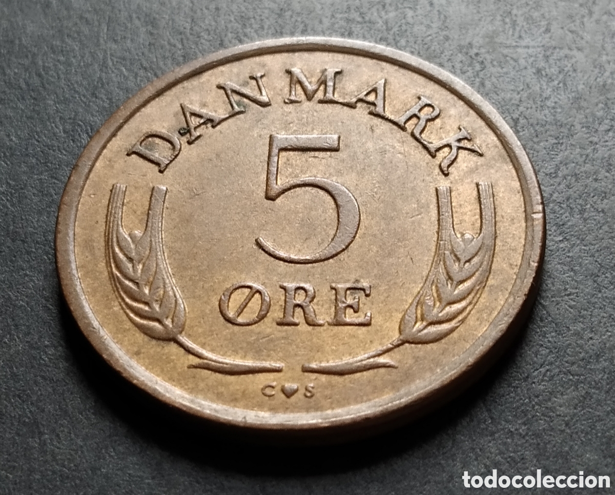 Monedas antiguas de Europa: MONEDA - DINAMARCA 5 ORE 1966 - Foto 3