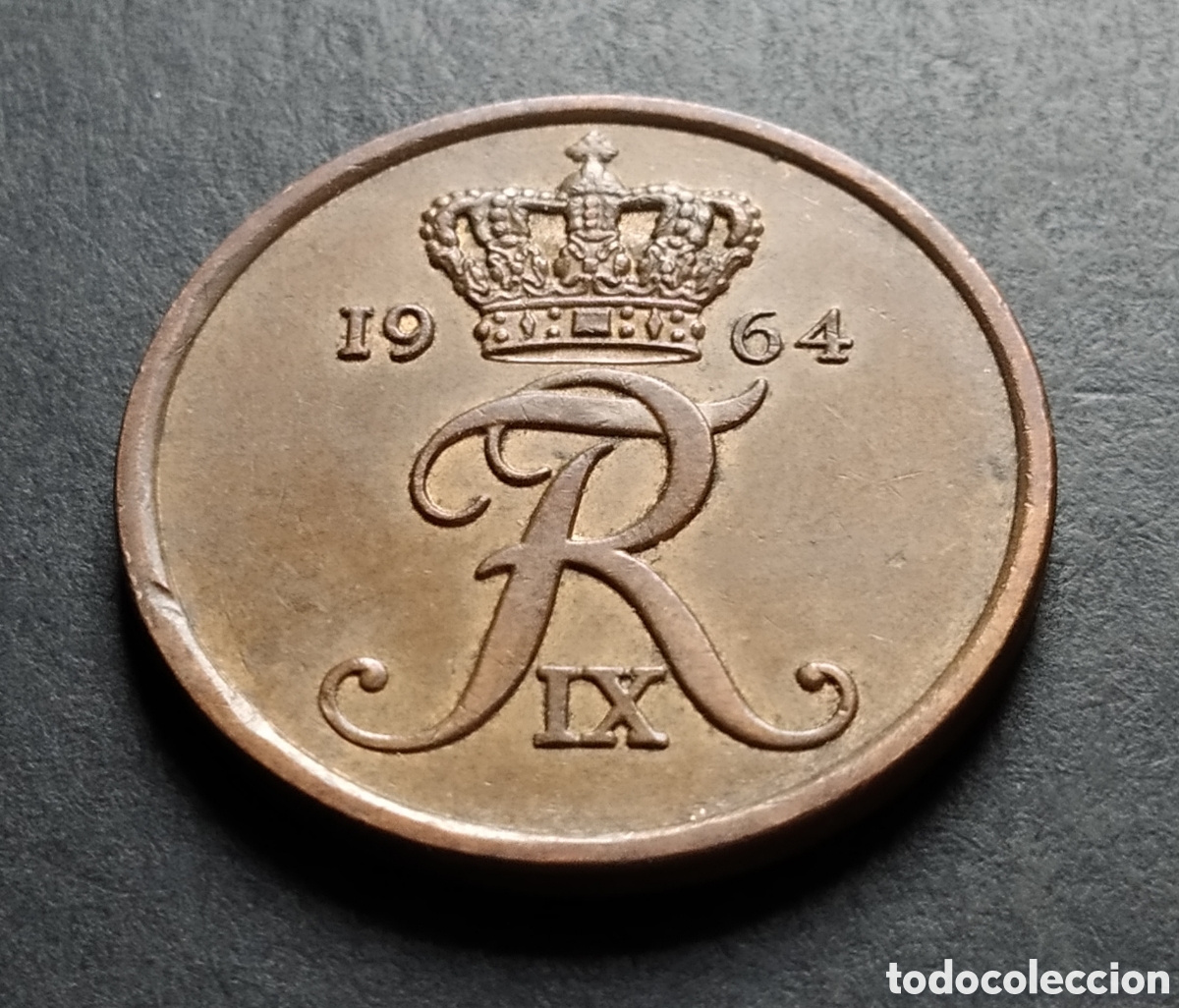 Monedas antiguas de Europa: MONEDA - DINAMARCA 5 ORE 1964 - Foto 4