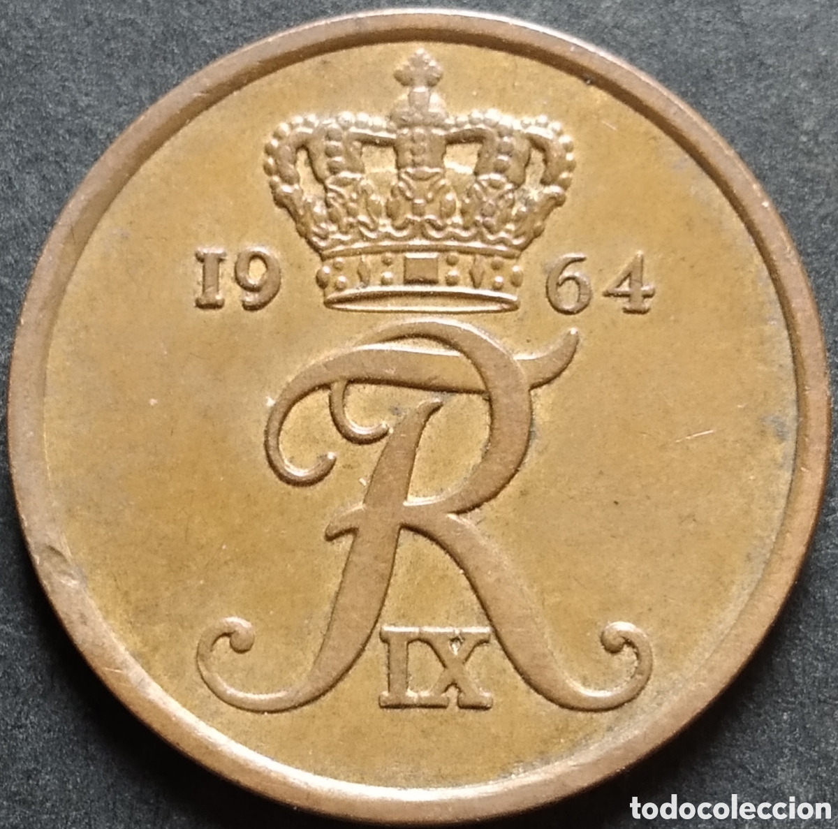 Monedas antiguas de Europa: MONEDA - DINAMARCA 5 ORE 1964 - Foto 2