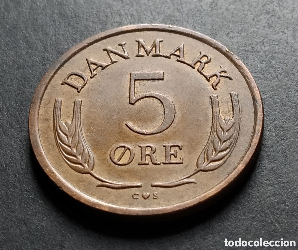 Monedas antiguas de Europa: MONEDA - DINAMARCA 5 ORE 1964 - Foto 3