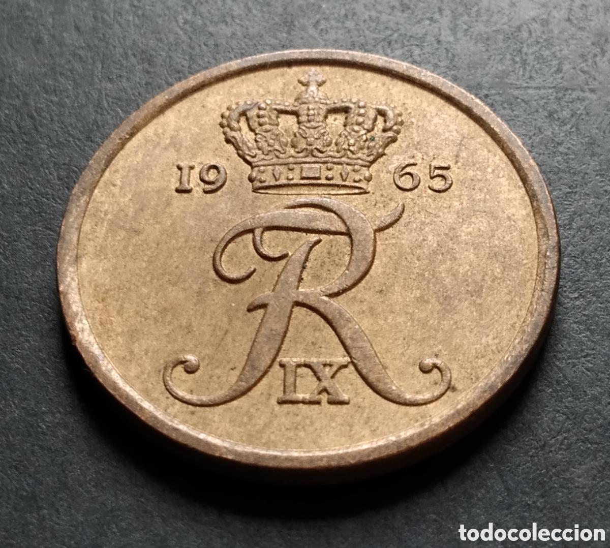 Monedas antiguas de Europa: MONEDA - DINAMARCA 5 ORE 1965 - Foto 4