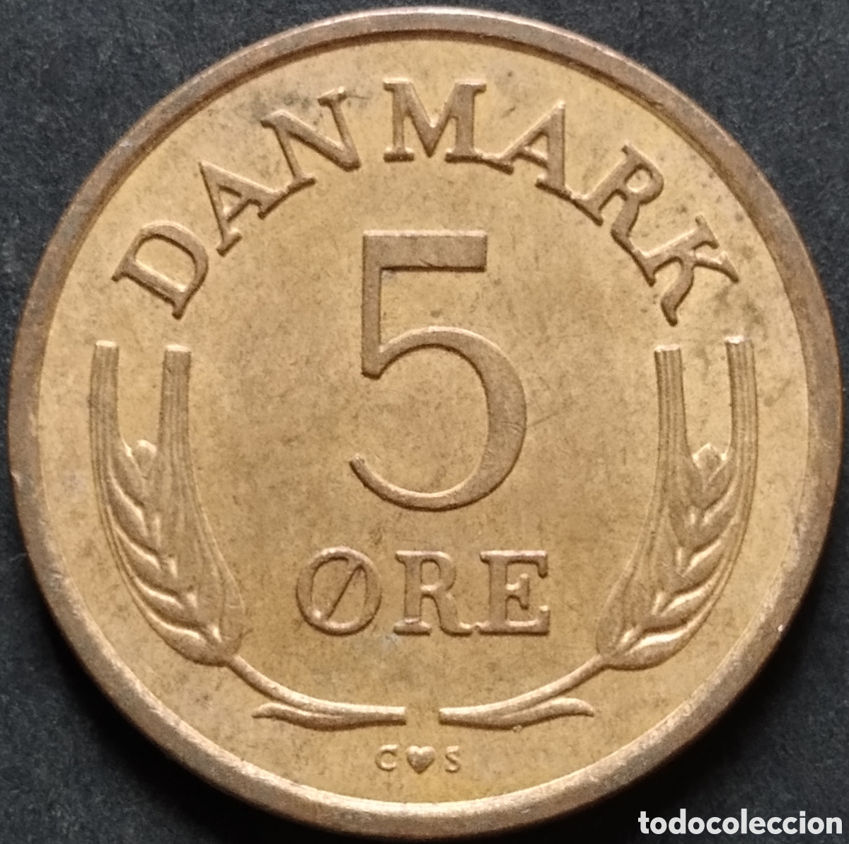 Monedas antiguas de Europa: MONEDA - DINAMARCA 5 ORE 1965 - Foto 1