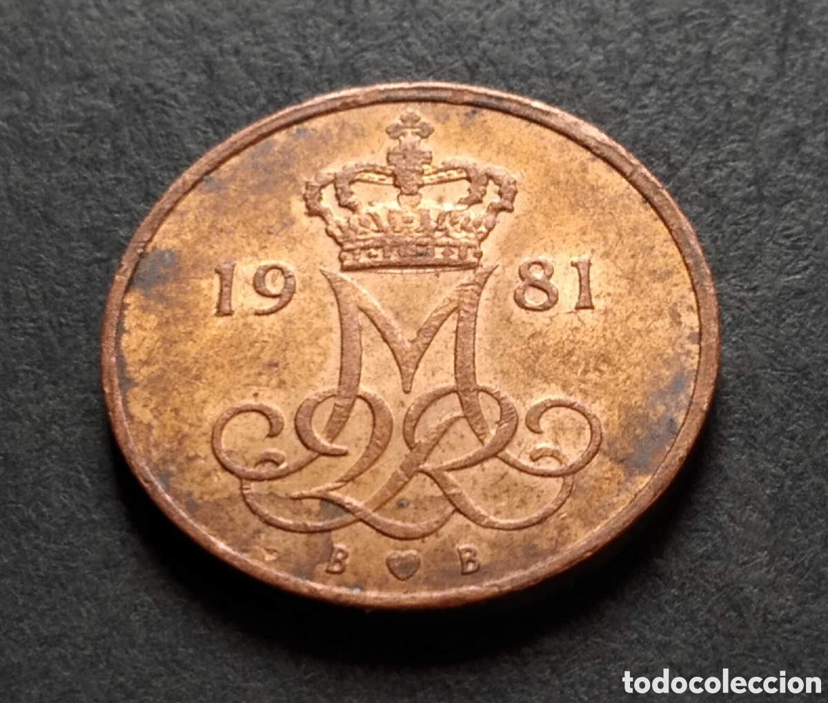 Monedas antiguas de Europa: MONEDA - DINAMARCA 5 ORE 1981 - Foto 4