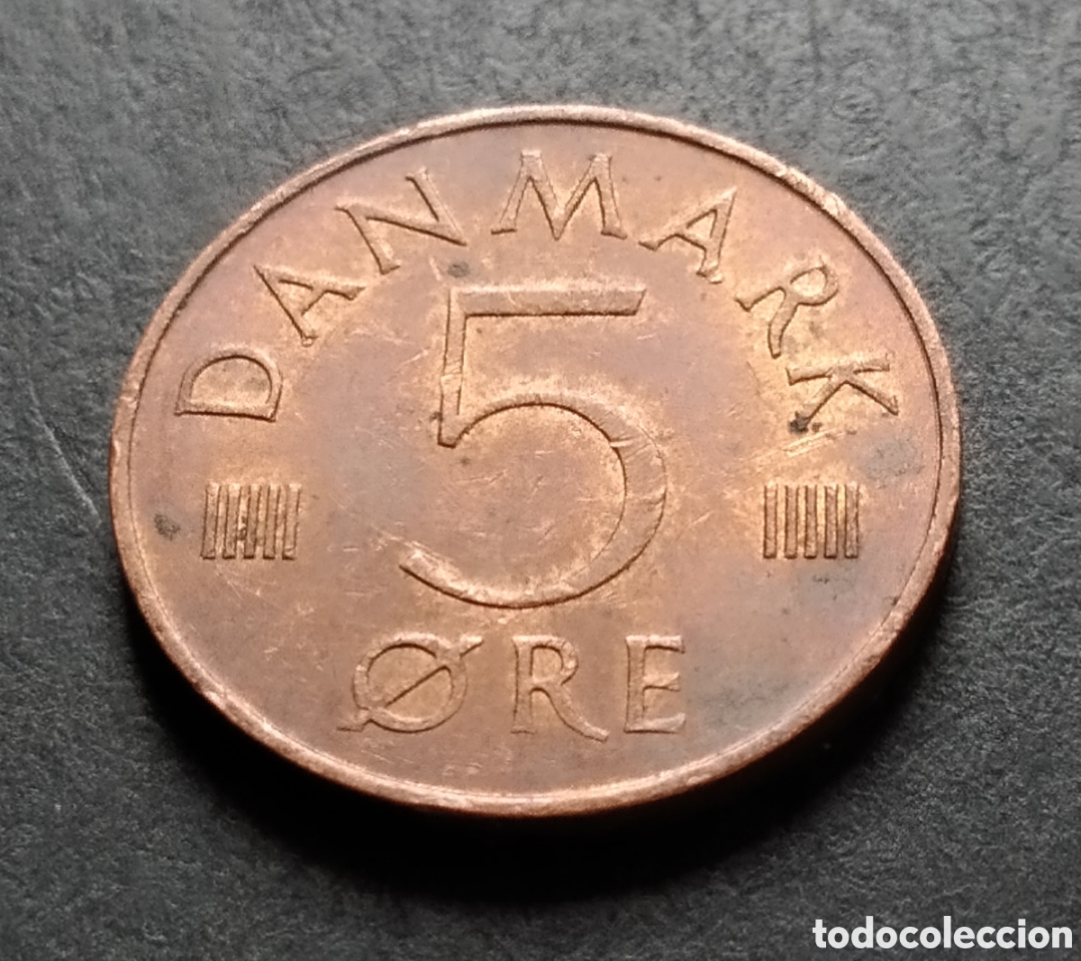 Monedas antiguas de Europa: MONEDA - DINAMARCA 5 ORE 1977 - Foto 3