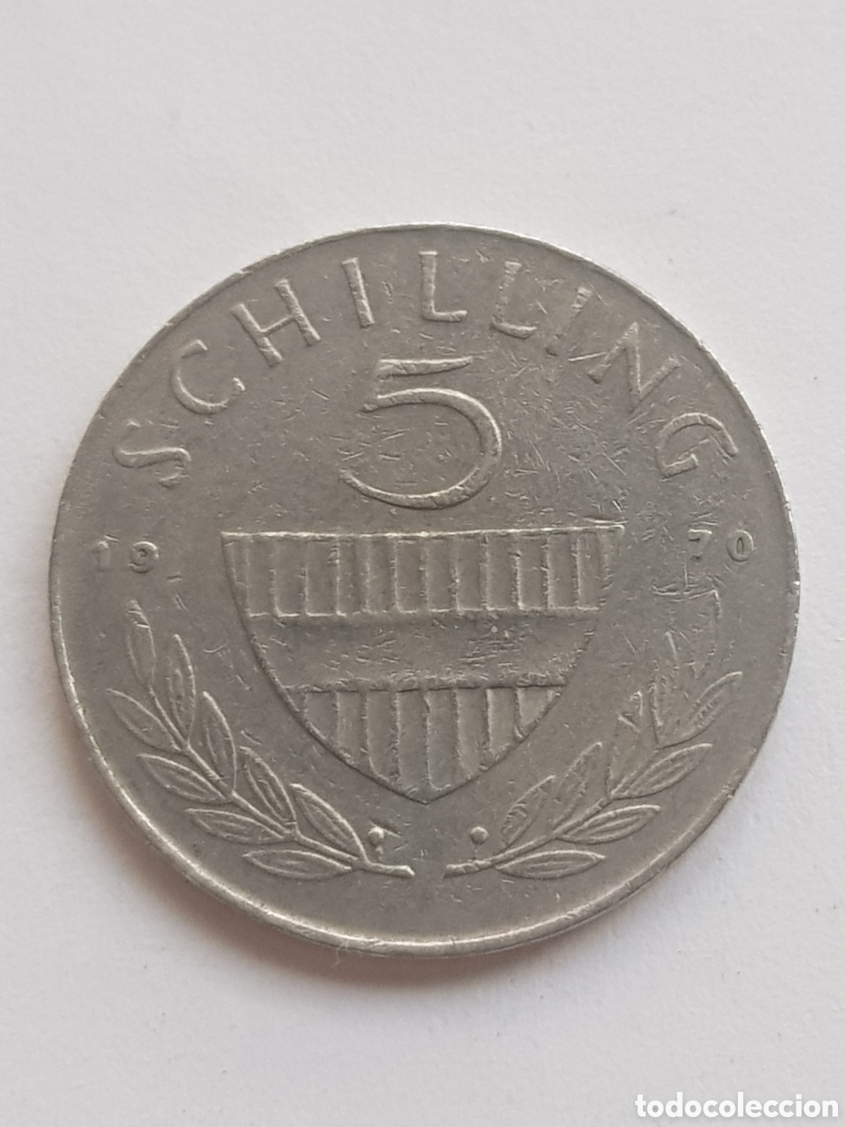 Monedas antiguas de Europa: 5 Schilling 1970 Austria - Foto 1